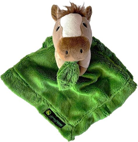 John Deere Baby Cuddle Snuggle Security Blanket Boy Girl Farm Tractor Toy, Green, One Size in Saudi Arabia