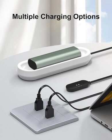 صينية شحن WUKUR لسلسلة PX 2/3/mini/plus مع كابل شحن USB إضافي، كابل قاعدة شحن مغناطيسي لكابل شاحن PX 2/3/Mini/Plus in Kuwait