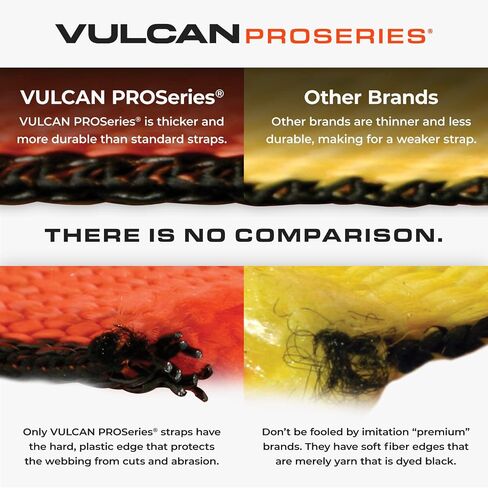 ربط سيارة VULCAN بخطاف سريع - حلقة قابلة للتعديل - 4 عبوات - PROSeries - حمل عمل آمن بوزن 3300 رطل in Kuwait