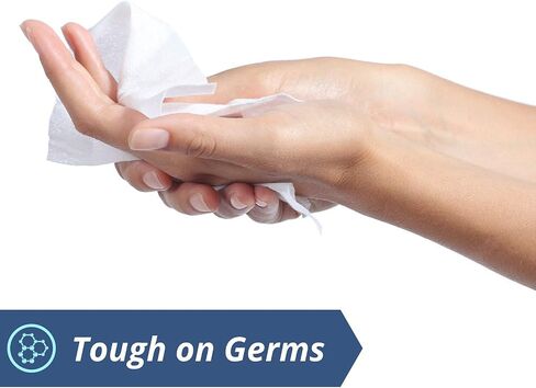 Nurture Antibacterial Body & Hand Wipes - Alcohol-Free Antiseptic Wet Sanitizer Towelettes for Germ Removal, Disinfecting Skin, Sanitizing Hands | Natural Moist Cleaning Cloths For Adults, Kids & Baby in Saudi Arabia
