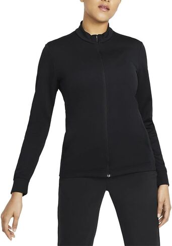 Nike Women Dri-FIT UV Victory Full Zip Golf Jacket Black/White Large in Saudi Arabia