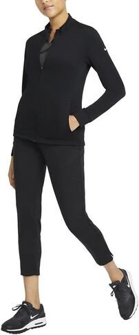 Nike Women Dri-FIT UV Victory Full Zip Golf Jacket Black/White Large in Saudi Arabia