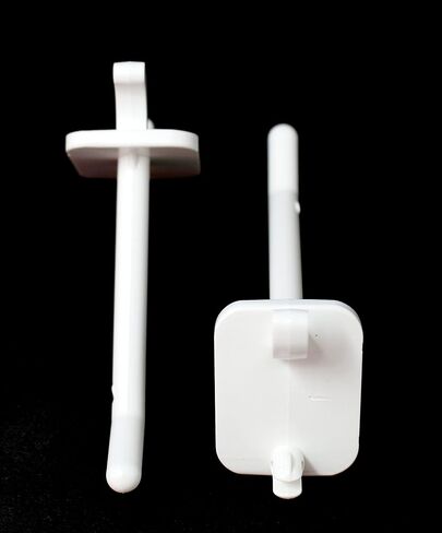 JSP Manufacturing White Plastic Pegboard Hooks Garage/Tools/Storage/Organization/Jewelry/Crafts - 2 inch, 4 inch, or 6 inch (25, 2 Inch) in Saudi Arabia