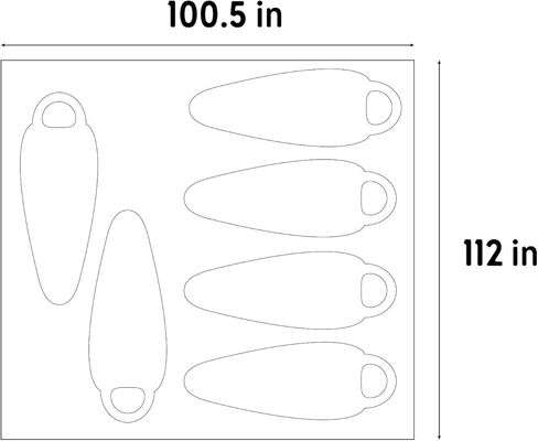 خيمة Kelty 6 أشخاص مستقلة للتخييم وتخييم السيارات والمهرجانات والعائلة in Kuwait
