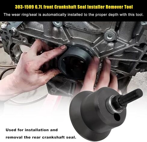 أداة تثبيت ختم العمود المرفقي الأمامي من RULLINE 303-1509 متوافقة مع Ford Super Duty 6.7L Power Stroke F-250 F-350 F-450 F-550 و2016-2021 F-650 F-750 نماذج من الصلب الكربوني Alt ST-137B in Saudi Arabia