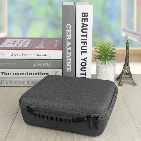 Geekria Carrying Case for Marshall Stockwell II Portable Bluetooth Speaker, Stockwell 2 Waterproof Wireless Speaker, Hard Shell Traveling Bag with Room for Cable, Charger, and Parts (Black) in Saudi Arabia
