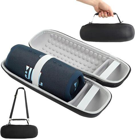 حقيبة سفر صلبة لسماعات JBL Charge 4/ Charge 5 المحمولة اللاسلكية بلوتوث، حقيبة حمل JBL Charge 4/ Charge 5 للشاحن وكابل USB in Kuwait