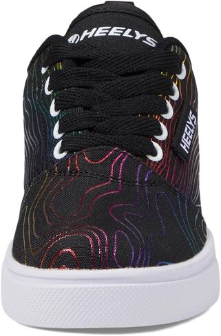 HEELYS Girl's Pro 20 Prints (Little Kid/Big Kid/Adult) Black/Rainbow 1 Little Kid M in Saudi Arabia