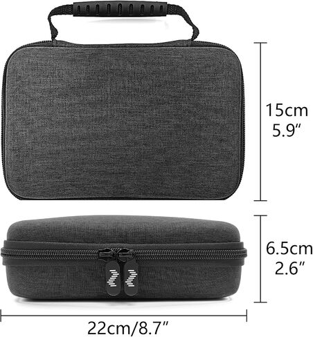 حقيبة سفر مخملية ممتازة متوافقة مع حافظة Focusrite Scarlett 2i2 من الجيل الرابع لواجهة الصوت، حافظة HardShell مطابقة 2i2 وحقيبة حمل واقية للسفر (أسود) in Kuwait