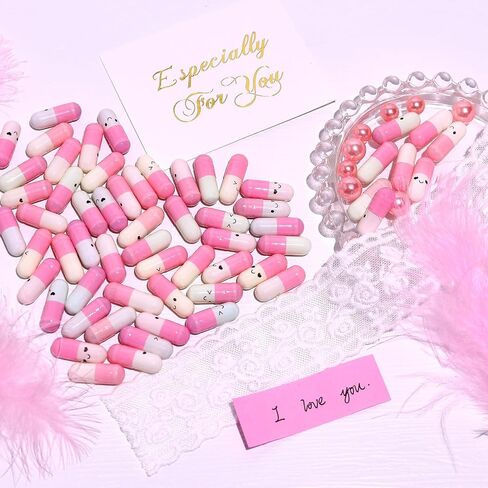 Valentines Day Gifts for Boyfriend, Girlfriend - Capsule Letters Message in Bottle Love Letter Half Color 30 Pcs long distance relationship gifts Birthday Gift for Girlfriends in Saudi Arabia