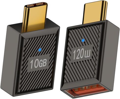 محول USB C إلى USB OTG (عبوة من قطعتين)، موصل بيانات شاحن سريع USB C ذكر إلى USB3.1 أنثى in Saudi Arabia