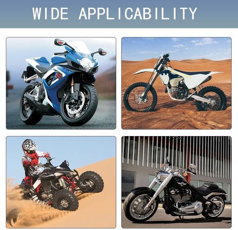 غطاء درع حراري لعادم الدراجة النارية، واقي حماية لأنابيب كاتم الصوت العالمي لـ YZ WR XSR TTR YZF MT PW ومعظم الدراجات الترابية - 610 مم أزرق in Kuwait