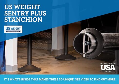 US Weight Sentry PLUS Stanchion مع حزام قابل للسحب (6 عبوات) in Kuwait