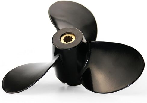 CAPTAIN Outboard Propeller fit SUZIKI 4-6HP, 10 Spline Tooth Board Prop, OEM RH Aluminum Propellers for DF4 DF5 DF6 Engines in Saudi Arabia