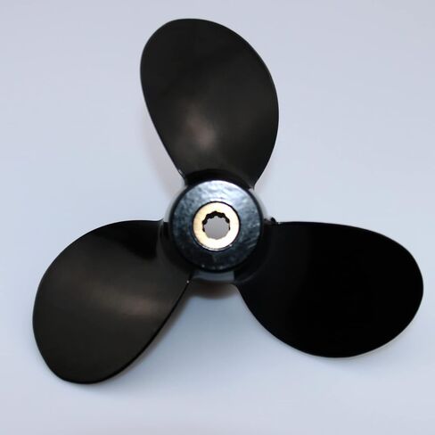 CAPTAIN Outboard Propeller fit SUZIKI 4-6HP, 10 Spline Tooth Board Prop, OEM RH Aluminum Propellers for DF4 DF5 DF6 Engines in Saudi Arabia