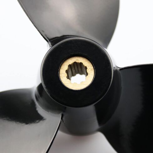 CAPTAIN Outboard Propeller fit SUZIKI 4-6HP, 10 Spline Tooth Board Prop, OEM RH Aluminum Propellers for DF4 DF5 DF6 Engines in Saudi Arabia