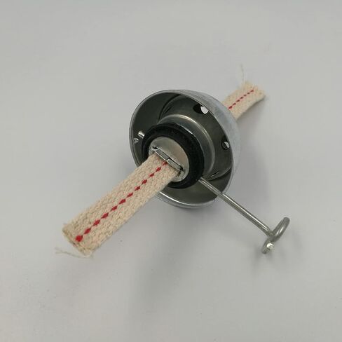 فتيل مصباح زيت من القطن بنسبة 100% بطول 33 قدم من يوباي، فتيل فوانيس زيتية بديلة 3/4 بوصة لزيت البارافين أو الفوانيس القائمة على الكيروسين مع غرزة حمراء أصلية in Kuwait