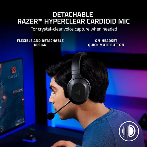 Razer Barracuda X Wireless Multi-Platform Gaming and Mobile Headset: 250g Ergonomic Design (Renewed) in Saudi Arabia
