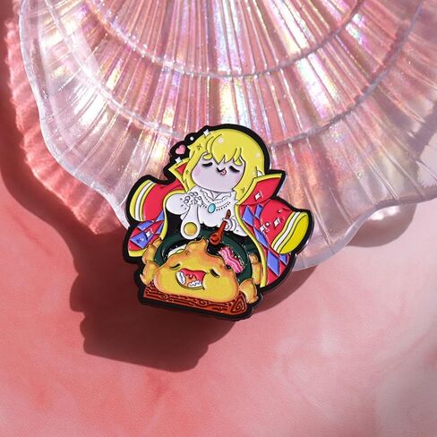 Howls Moving Castle Pins Anime Howl's Cosplay Enamel Pin Gift for Bag Backpacks for Accessory 4pcs in Kuwait