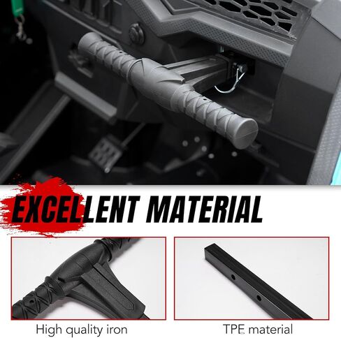 A & UTV PRO Passenger Auxiliary Grab Bar Handle for Polaris RZR,Rollover Protective Passenger Grab Bar Assembly for Polaris RZR XP 1000 Trail Turbo S 570 800 900 2012-2024, Replace #2634200 in Saudi Arabia