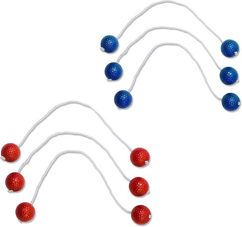 لعبة كرة سلم خشبية مزدوجة من Ladder Toss مع لمسة نهائية من الخشب وحقيبة حمل متينة من النايلون in Kuwait