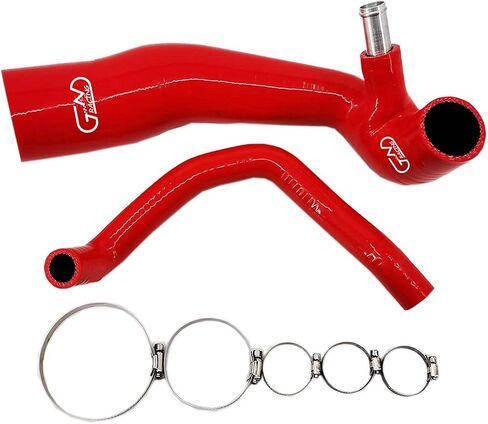 مشابك خرطوم معززة من السيليكون متوافقة مع مدخل Mini Cooper S 1.6 R56 Turbo (برتقالي) in Kuwait