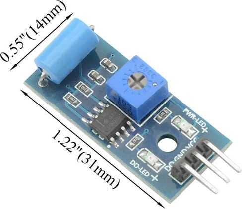 5PACK Vibration Sensor Module SW-420 Motion Alarm Switch Detector Electronic DIY Kit for Arduino with Dupont Cable in Saudi Arabia