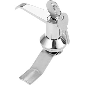 مقبض قفل مع 2 مفاتيح لوحة جبل كام 76 مللي متر سبائك الزنك خزانة باب صندوق البريد توزيع الطاقة خزانة صندوق خزانة لوحة 1 قطعة in Kuwait