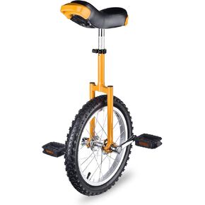 AW 16" Inch Wheel Unicycle Leakproof Butyl Tire Wheel Cycling Outdoor Sports Fitness Exercise Health Yellow in Kuwait