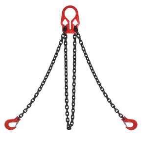 5/16 بوصة × 10 قدم سلاسل رفع مع خطافات ضبط، حبال سلسلة لسلسلة ساق مزدوجة أقصى حمولة 7000 رطل، خطاف سلسلة انتزاع صناعي عالي التحمل للرافعات، سحب الشاحنات in Kuwait