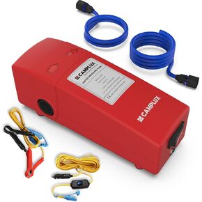 CAMPLUX 12V Water Pump Kit with Safety Switch, Water Hoses, Alligator Clip Cable and Cigarette Lighter Cable in Kuwait