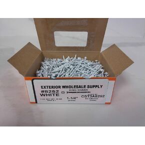 1 1/4" Stainless Steel Ring Shank Trim Nails (3 Pack) in Saudi Arabia