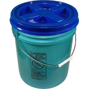 Turquoise 5 Gallon 90 mil Bucket with Gamma Seal Lid (Orange) in Saudi Arabia