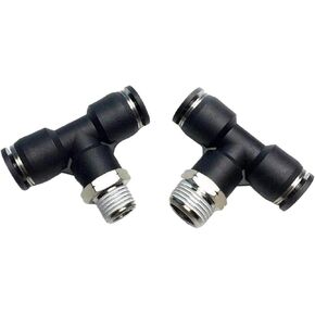 هوائي سريع موصل بوصة بو أنابيب هواء 1/4 "5/16" 3/8 "1/2" PB تي شيرت خيط خارجي BSPT1/8 1/4 3/8 1/2 PB1/4-02 3/8-03(PB 1l2-PT1l4) in Kuwait