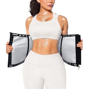 Junlan Sweat Waist Trainer for Women - Corset Sweat Band for Working Out in Kuwait