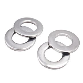 M5×10×1mm Flat Washer 100PCS 304 Stainless Steel Washers for Screws & Bolts A2-70 Metal Washer DIN 125A Fender Washers for Automotive & DIY in Saudi Arabia