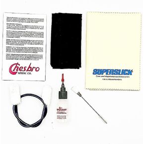 Chesbro Flute Care Cleaning Kit, Includes Key Oil, Snake, Swab, Silver Polish Cleaner Cloth, and Duster Brush in Kuwait