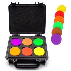 6 قطع من كتلة اختبار صلابة Shore A، جهاز اختبار صلابة المطاط، مع صندوق تخزين، كتلة اختبار التحمل للمطاط الناعم، المطاط الصناعي، PVC، الراتنج، البوليستر، البكرات والجلود in Kuwait