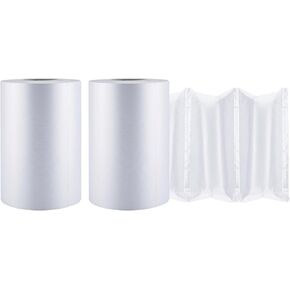 2 Rolls x 984 FT Air Pillows for Shipping Air Pillow Cushion Film Roll 3000 Count Each Roll 4 Inch x 8 Inch Compatible with Most Air Cushion Machines in Kuwait