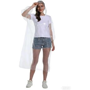 معاطف مطر شفافة للاستعمال مرة واحدة للبالغين - معاطف مطر شفافة مقاومة للماء في حالات الطوارئ in Kuwait