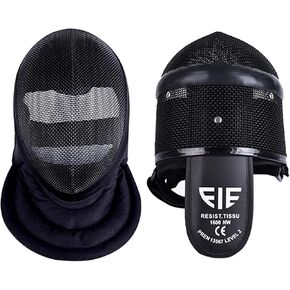 قناع المبارزة - Epee CE 350N/1600N معتمد على المستوى الوطني، شبكة فولاذية كاملة الوجه للتدريب، بطانة قابلة للفصل in Kuwait
