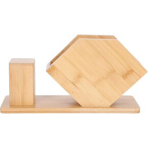 Napkin Holder with Toothpick Box, Large Vertical Fan-shaped Tissue Dispenser 13x24cm, Restaurant and Hotel Desktop Napkin Stand for Dining Table Storage in Kuwait