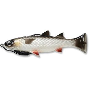 Savage Gear Pulse Tail Mullet Loosebody Fishing Bait, 1 1/3 oz, Silver, Realistic Contours, Colors & Movement, Durable Construction, Heavy-Duty Weighted Fishing Hook, 100% Snag-Free Design in Kuwait
