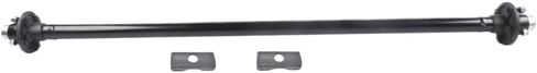 4 Lug Hubs 60 Inch Hub Face Boat Trailer Axle with 4 X 4 Inch Idler Hubs 2000 Pounds in Saudi Arabia