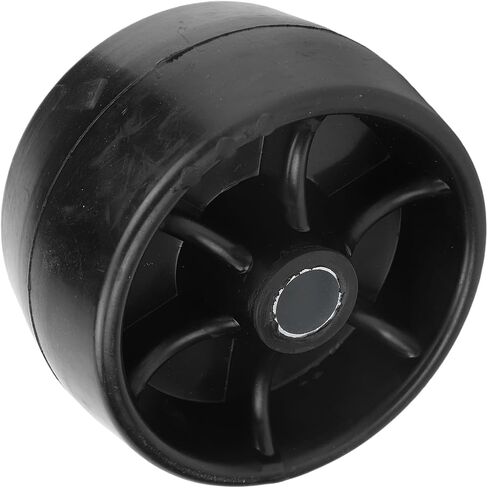 Buachois Trailer Tongue Jack Wheel, 6 Inch Replacement Caster Side Wheel Metal Rubber Construction for Boat Trailers with 9/10 Inch Shaft Diameter in Saudi Arabia