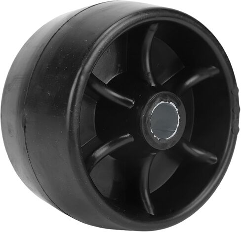 Buachois Trailer Tongue Jack Wheel, 6 Inch Replacement Caster Side Wheel Metal Rubber Construction for Boat Trailers with 9/10 Inch Shaft Diameter in Saudi Arabia