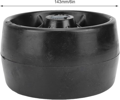 Buachois Trailer Tongue Jack Wheel, 6 Inch Replacement Caster Side Wheel Metal Rubber Construction for Boat Trailers with 9/10 Inch Shaft Diameter in Saudi Arabia