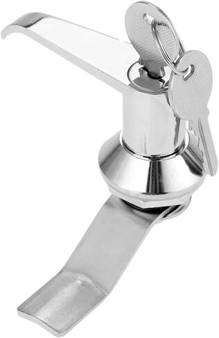 مقبض قفل مع 2 مفاتيح لوحة جبل كام 76 مللي متر سبائك الزنك خزانة باب صندوق البريد توزيع الطاقة خزانة صندوق خزانة لوحة 1 قطعة in Kuwait