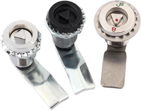 MS816 Triangular Cylindrical Lock MS816-2A Rotary Tongue Telescopic Compression Cabinet Round Door 1Pcs(Blue) in Kuwait