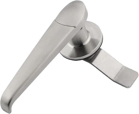 Ms308-3 قفل مقبض خزانة توزيع الطاقة 304 من الفولاذ المقاوم للصدأ خارجي مع غطاء قطعة واحدة (فضي) in Kuwait